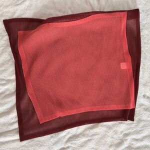 Issey Miyake Pink and Burgundy top